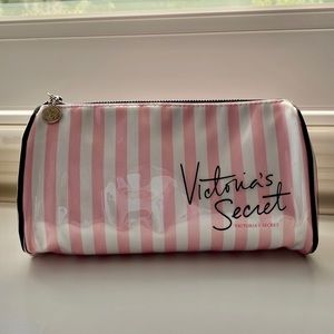 Victoria’s Secret | striped makeup bag